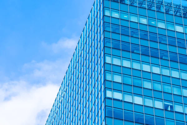 Beautiful Architecture Skyscraper Office Business Building Glass Window Shape — Stock Photo, Image