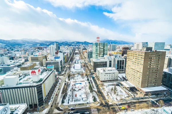 Sapporo Hokkaido Giappone Febbraio 2019 Bellissima Architettura Edificio Paesaggio Urbano — Foto Stock