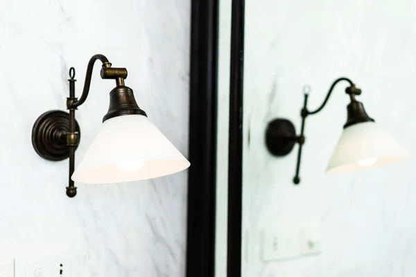 Красива Старовинна Лампа Прикраса Інтер Єру Кімнати — стокове фото