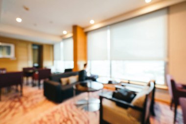 Soyut bulanıklık ve arka plan için otel lobisi.