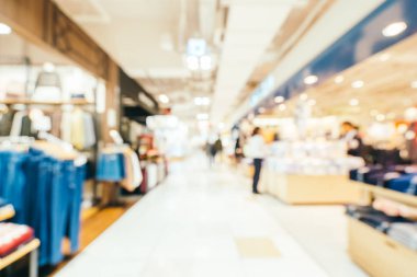 Soyut bulanıklık ve ufuk alışveriş merkezi alışveriş arka plan için