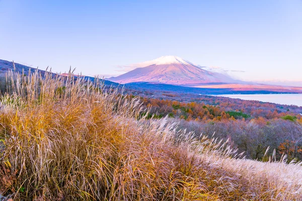 Bela Paisagem Montanha Fuji Yamanakako Lago Yamanaka Temporada Outono Japão — Fotografia de Stock
