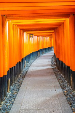Güzel fushimi Inari tapınak tapınak Kyoto Japonya'da