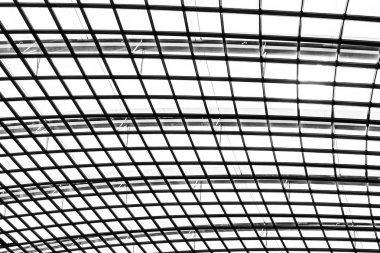 Arka cam pencere çatı mimari dış siyah ve beyaz renkli arka planı için