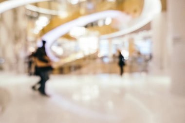 Soyut bulanıklık alışveriş merkezi mağazası iç arka planı için