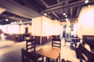Soyut bulanıklık ve ufuk restoran ve kafe Cafe iç arka planı için