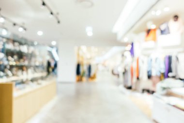 Soyut bulanıklık ve ufuk lüks alışveriş merkezi mağazası iç arka planı için