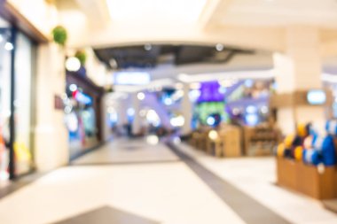 Soyut bulanıklık ve alışveriş merkezi ve alışveriş arka plan için perakende iç defocused