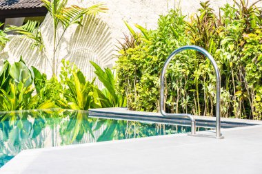 Eğlence tatil ve seyahat için otel ve tatil beldesi güzel manzara Açık Yüzme Havuzu