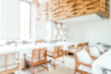 Arkaplan için soyut bulanık restoran iç mimarisi