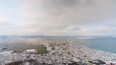 Modern megalopolis Asya şehrinin manzaralı görüntüleri