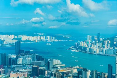 Hong Kong dış cityscape bina güzel mimari 