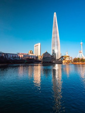 Seoul, Güney Kore: 8 Aralık 2018 güzel mimari boğa