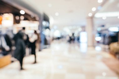 Soyut bulanıklık alışveriş merkezi mağazası iç