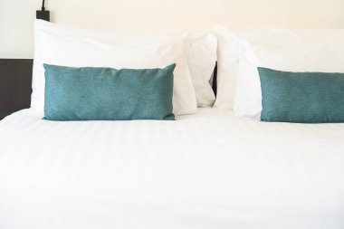 Güzel lüks ve konforlu yatak odası iç dekorasyon zekâ