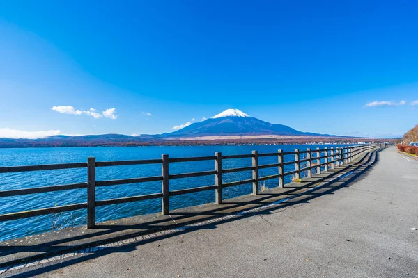 山富士山中湖の周りの美しい風景 — ストック写真