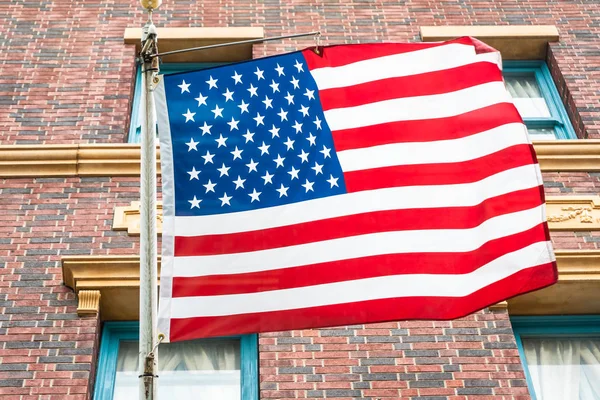 Όμορφη σημαία αμερικανικές ή τις ΗΠΑ — Φωτογραφία Αρχείου