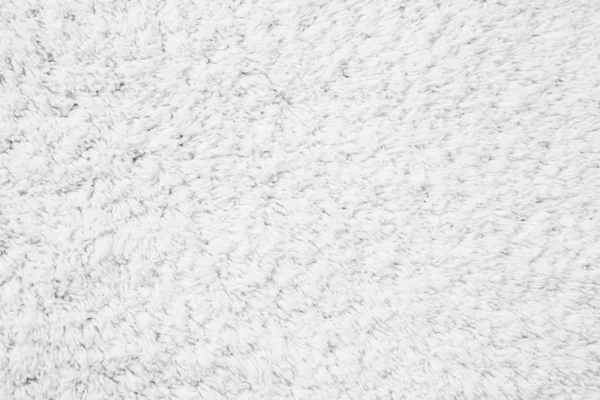 Texturas y superficie de la alfombra de algodón blanco —  Fotos de Stock