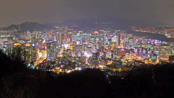 现代大都市亚洲城市的风景镜头 — 图库视频影像