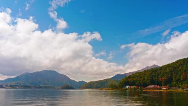 Natursköna Bilder Vackra Sjön Soliga Dagen — Stockvideo