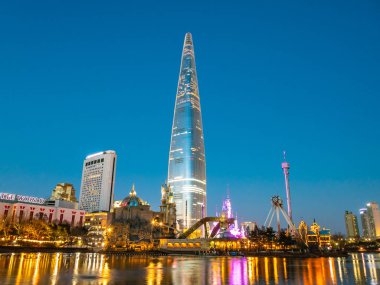 Seoul, Güney Kore: 8 Aralık 2018 güzel mimari boğa