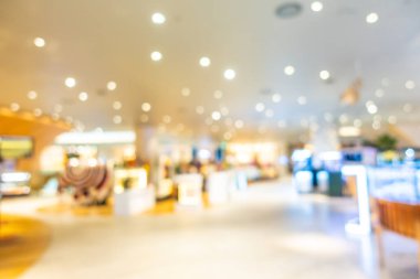 Soyut bulanıklık ve güzel lüks alışveriş merkezi Interio bulanıklık