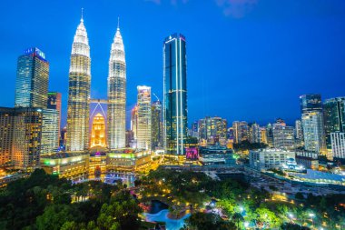 Kuala lumpur sk dış şehirde bina güzel mimari