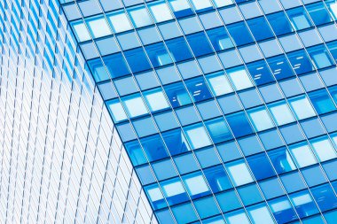 Güzel mimari ofis iş cam pencere ile kurma