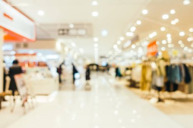 Soyut bulanıklık ve alışveriş merkezinde, ufuk alışveriş merkezi