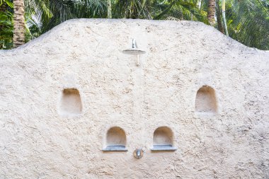 Açık duş iç dekorasyon