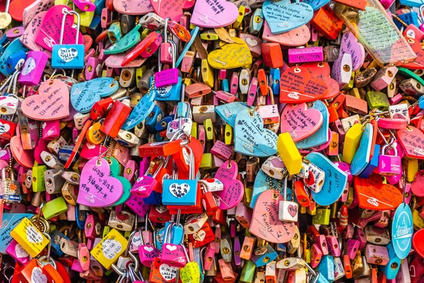 Soul Jižní Korea Prosince 2018 Láska Klíč Hoře Namsan Soul — Stock fotografie