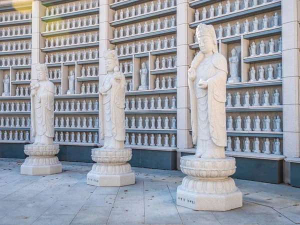 Bela Estátua Budismo Bongeunsa Temple Seul City Coreia Sul — Fotografia de Stock