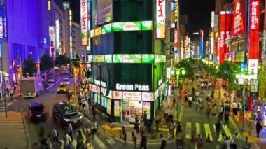 Modern megalopolis Asya şehrinin manzaralı görüntüleri