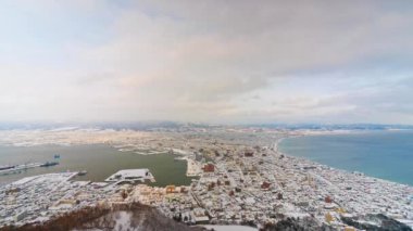 Modern megalopolis Asya şehrinin manzaralı görüntüleri