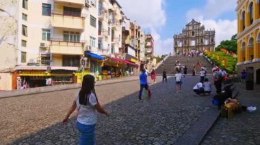 Modern megalopolis Asya şehrinin manzaralı görüntüleri