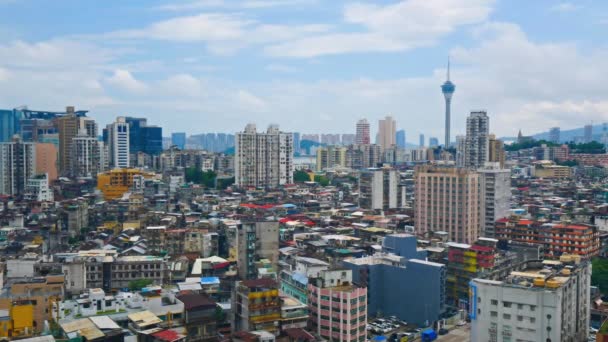 Imagens Cênicas Moderna Megalópole Cidade Asiática — Vídeo de Stock