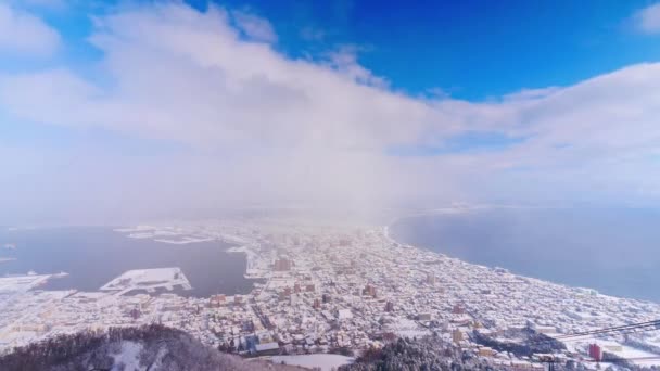 Natursköna Bilder Moderna Megalopolis Asiatiska Staden — Stockvideo