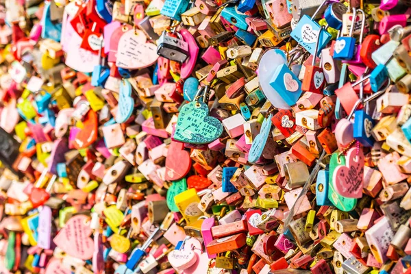 Seoul Korea Południowa Grudnia 2018 Miłość Klucz Góry Namsan Seul — Zdjęcie stockowe