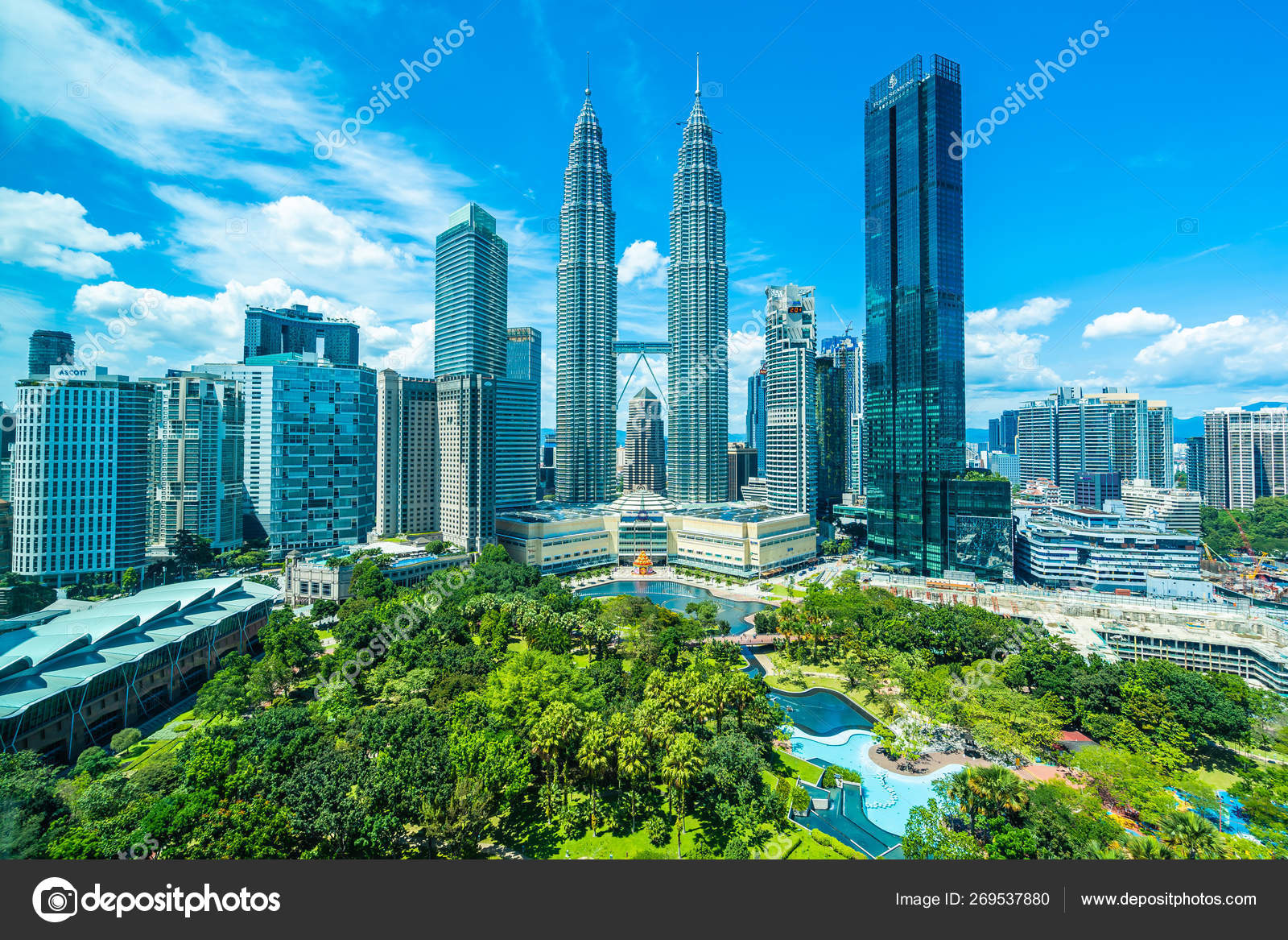 Beautiful Architecture Building Exterior Kuala Lumpur City Malaysia