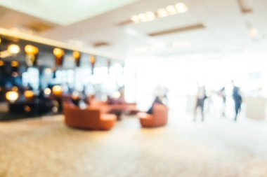 Soyut bulanıklık ve arka plan için otel lobisi.
