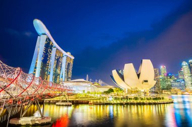 Gökdelen marina defne Singapur City çevresinde bina güzel mimari