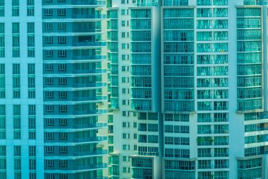 Dış pencere desen arka plan için bina güzel mimari