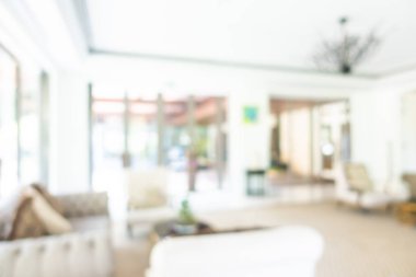 Soyut bulanıklık ve ufuk otel lobi ve salon iç arka planı için