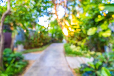 Soyut bulanıklık ve ufuk resort ve otel tatil için seyahat ve arka plan kavramı tatil