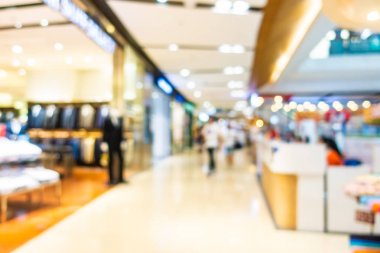 Soyut bulanıklık ve arka plan için mağaza iç güzel lüks alışveriş merkezi defokus