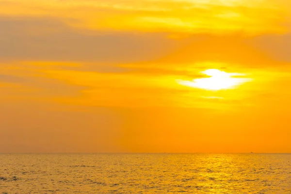 Hermoso Paisaje Aire Libre Mar Playa Tropical Atardecer Amanecer Para — Foto de Stock