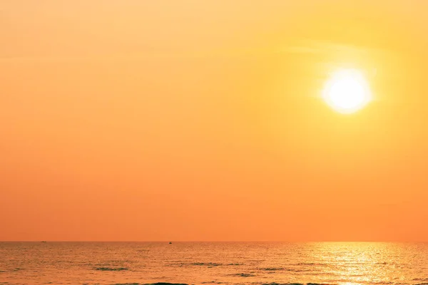 Vakkert Landskap Utendørs Hav Strand Ved Soloppgang Eller Solnedgang Fritidsreiser – stockfoto