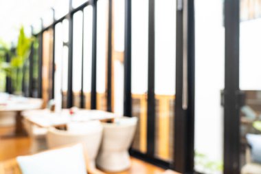Soyut bulanıklık ve defodaklı kahve dükkanı ve arka plan için büfe restoran iç