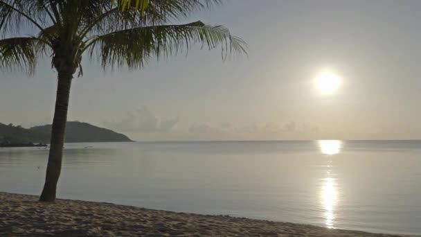 Imágenes Tranquilas Hermoso Mar Ondulado — Vídeos de Stock