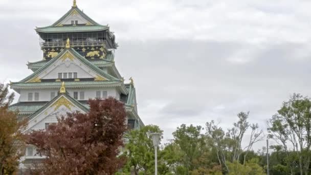 Imagens Cênicas Belo Pagode Japonês Tradicional — Vídeo de Stock